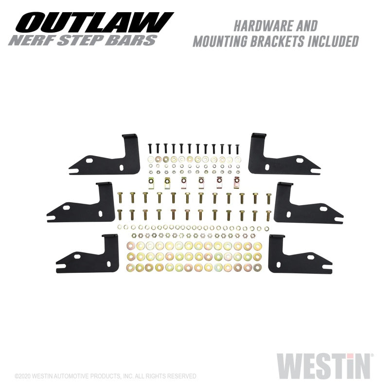 Westin Nerf Bars Westin 2020 Jeep Gladiator Outlaw Nerf Step Bars - Textured Black