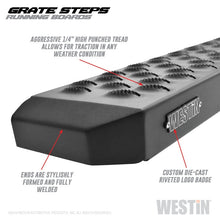 Load image into Gallery viewer, Westin Running Boards Westin Grate Steps Running Boards 68 in - Textured Black