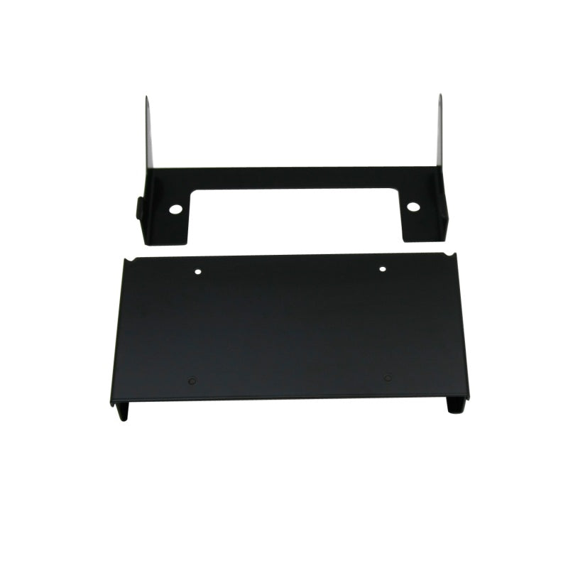 Westin License Plate Relocation Westin MAX Winch Tray License Plate Bracket - Black