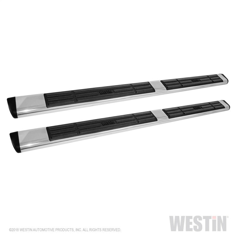Westin Nerf Bars Westin Premier 6 in Oval Side Bar - Stainless Steel 75 in - Stainless Steel