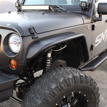 Load image into Gallery viewer, Westin Fenders Westin/Snyper 07-17 Jeep Wrangler Tube Fenders - Front - Textured Black