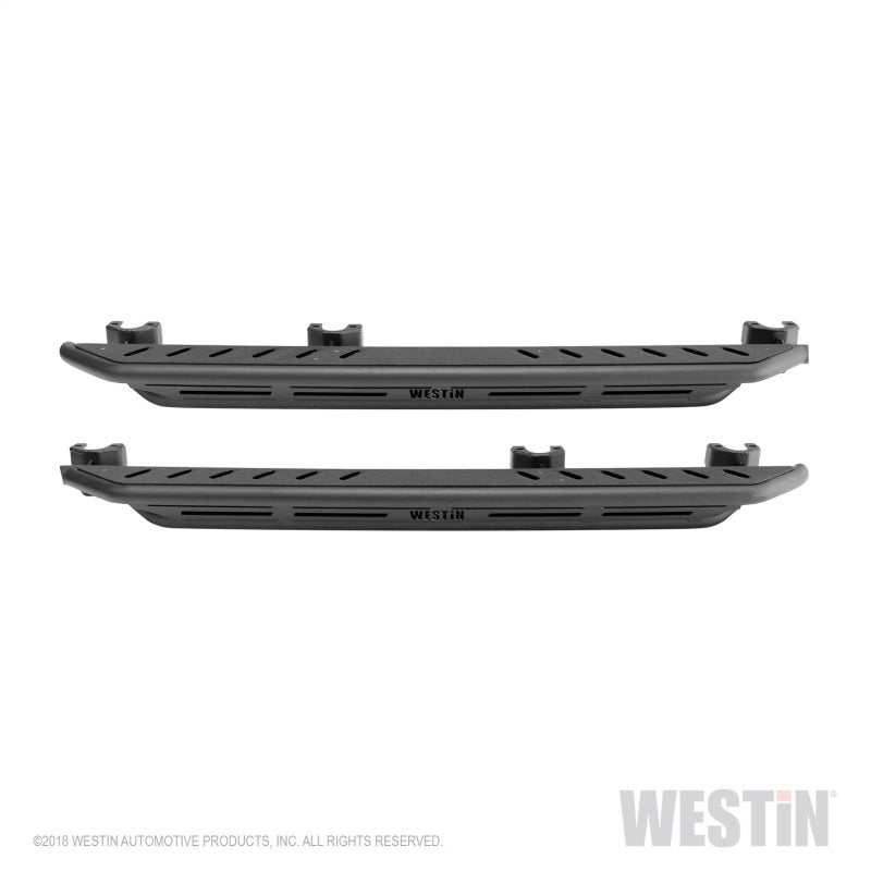 Westin Body Armor & Rock Rails Westin/Snyper 2018+ Jeep Wrangler JL Unlimited 4DR Triple Tube Rock Rail Steps - Textured Black