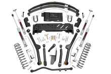 Load image into Gallery viewer, 4.5 Inch Lift Kit | Long Arm | RR Leafs | NP242 | Jeep Cherokee XJ 4WD (84-01)
