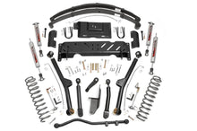 Load image into Gallery viewer, 4.5 Inch Lift Kit | Long Arm | RR Leafs | NP242 | Jeep Cherokee XJ 4WD (84-01)