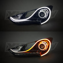 Load image into Gallery viewer, XKGLOW Light Accessories and Wiring XK Glow 24inch - 2pc Sequential Switchback LED Strip Kit DRL Turnsignal for Headlights
