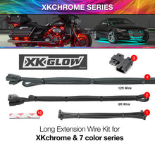 Load image into Gallery viewer, XKGLOW Wiring Connectors XK Glow Extension Wire Kit for XKchrome &amp; 7 Color Series for Car