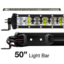 Load image into Gallery viewer, XKGLOW Light Accessories and Wiring XK Glow RGBW Light Bar High Power Offroad Work/Hunting Light w/ Bluetooth Controller 50In