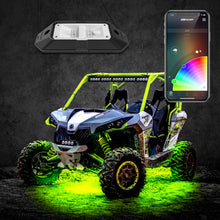 Load image into Gallery viewer, XKGLOW Light Bars &amp; Cubes XK Glow Rock Light Advanced Kit w/ Dual-Mode Dash Mount Controller 8pc 6W LED