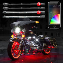 Load image into Gallery viewer, XKGLOW Light Accessories and Wiring XK Glow Strip Million Color XKCHROME ATV/Motorcycle LED Accent Light Kit (14xPod + 12x10In)