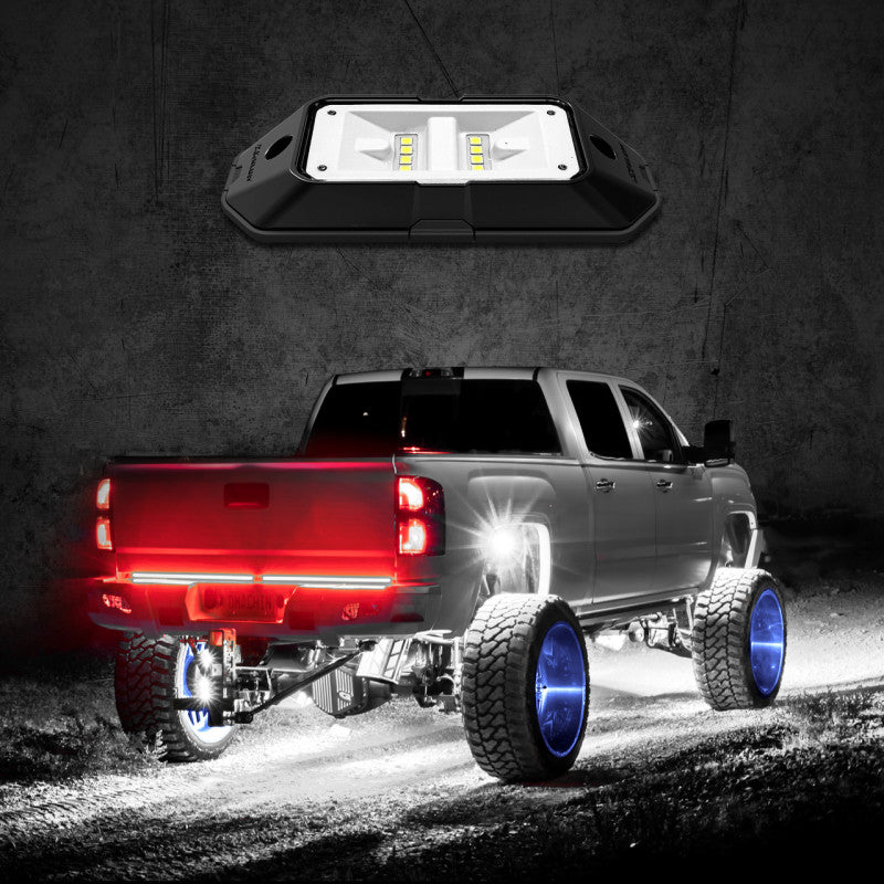 XKGLOW Light Bars & Cubes XK Glow White Rock Light Advanced Kit 12pc