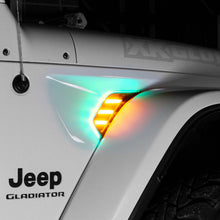 Load image into Gallery viewer, XKGLOW Light Accessories and Wiring XK Glow XKchrome JEEP Air Vent Light Light RGB + Amber Turn Signal &amp; Running
