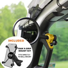 Load image into Gallery viewer, Gladiator JT A-Pillar Side Mirrors with Base Mount Driver AND Passenger