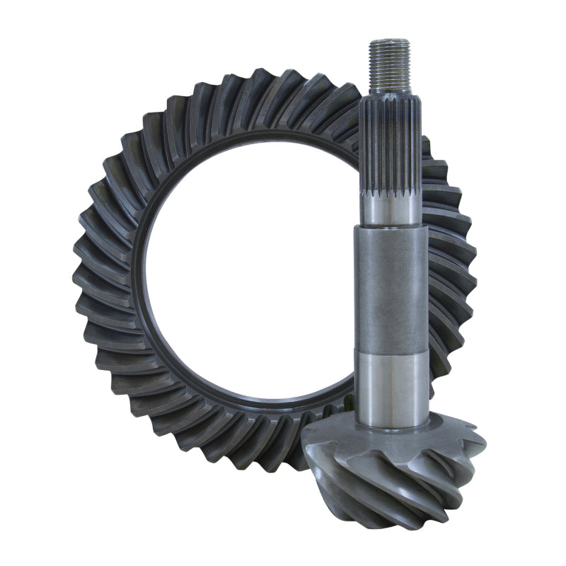Yukon Gear & Axle Final Drive Gears USA Standard Replacement Ring & Pinion Gear Set For Dana Rubicon 44 in a 4.56 Ratio