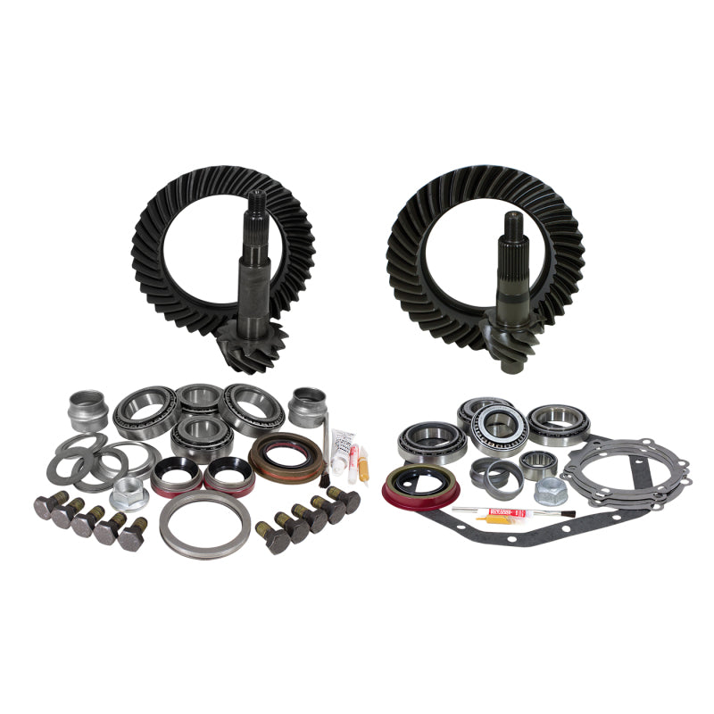 Yukon Gear & Axle Differential Install Kits Yukon Gear & Install Kit Package for Reverse Rotation Dana 60 & 89-98 GM 14T 4.88 Thick