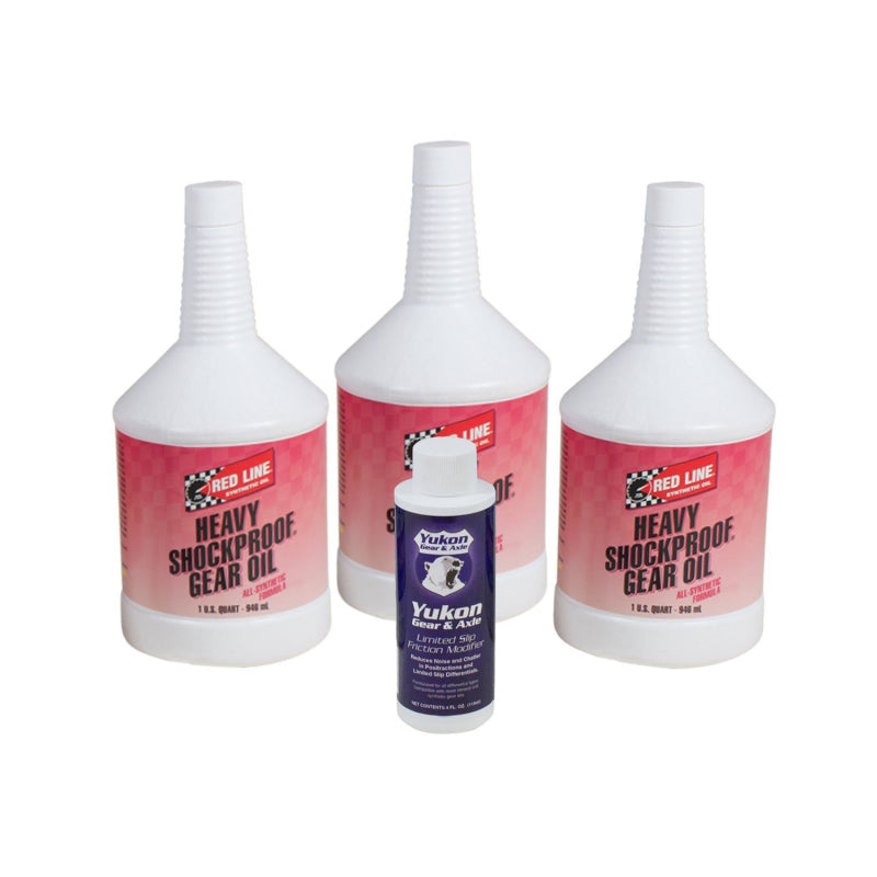 Yukon Gear & Axle Gear Oils Yukon Gear Redline Synthetic Shock Proof Oil w/ Positraction Additive. 3 Quarts