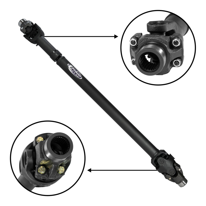 Yukon Gear & Axle Driveshafts Yukon Performance Front Driveshaft 2018 Jeep JL Sahara 4 Door Auto Selec-Trac