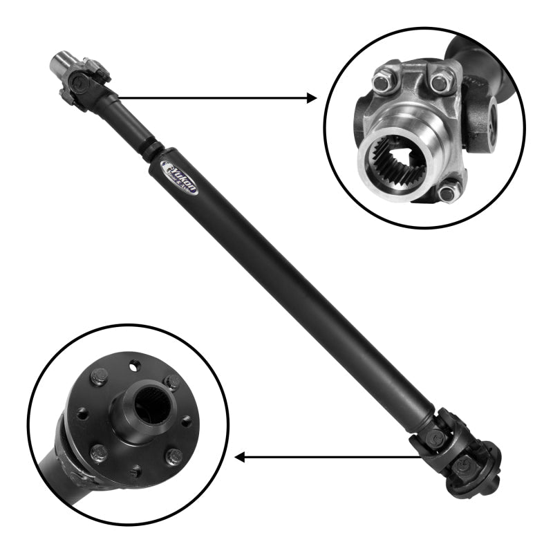 Yukon Gear & Axle Driveshafts Yukon Performance Rear Driveshaft HD 2018 Jeep JL Rubicon 4 Door Manual